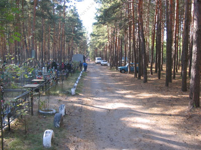 вьезд на Боровское кладбище